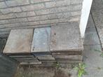 Gratis Stoeptegels, Tuin en Terras, Ophalen, Gebruikt, Hout