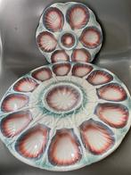 Oesterborden frans antiek majolica, Antiek en Kunst, Ophalen of Verzenden