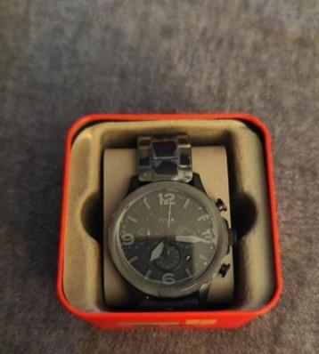 Fossil JR1401 Horloge zwart nieuw in beschermfolie + blik beschikbaar voor biedingen