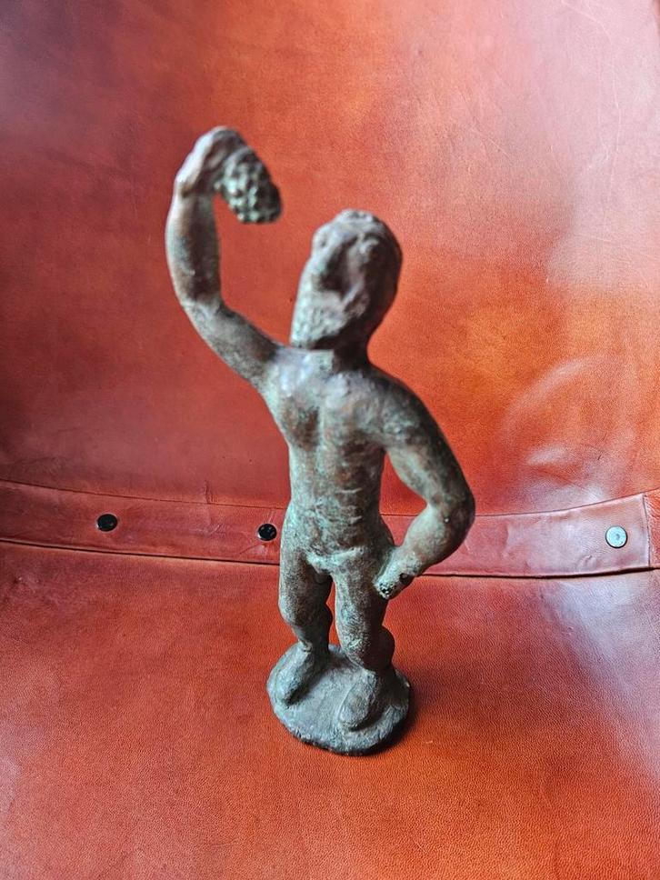 Bronzen Grieks/Romeins Figuur - Bodemvondst, etruscan, Antiek en Kunst, Kunst | Beelden en Houtsnijwerken, Ophalen of Verzenden