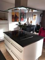 Kookeiland met afzuigkap, Huis en Inrichting, Keuken | Complete keukens, Ophalen, Gebruikt, Wit, Overige typen