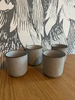 Set van 4 Koffiekopjes, Huis en Inrichting, Keuken | Servies, Ophalen, Gebruikt, Keramiek, Effen
