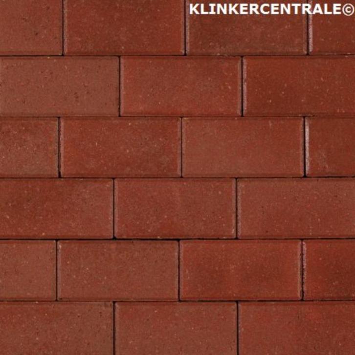 NIEUWE betonklinkers rood 21x10,5x8cm. Komo kf, Tuin en Terras, Tegels en Klinkers, Nieuw, Klinkers, Beton, 10 m² of meer, Verzenden