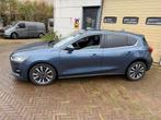 Ford FOCUS 1.0 EcoBoost Hybrid Titanium Vignale, Auto's, Ford, 125 pk, Gebruikt, Blauw, Leder