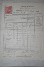 Origineel uittreksel uit den kadastralen legger  1942 te Has, Ophalen of Verzenden, Gebruikt