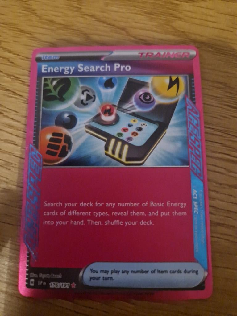 Energy Search Pro 176/191 - Nette Pokémon kaart, Ophalen of Verzenden, Zo goed als nieuw, Losse kaart