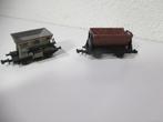 2 erts wagons minitrix en roco n spoor, Hobby en Vrije tijd, Modeltreinen | N-Spoor, Gelijkstroom, Wagon, Ophalen of Verzenden