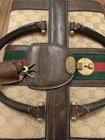 Vintage Gucci Beauty Case / Reiskoffer - Jaren '70-'80 beschikbaar voor biedingen