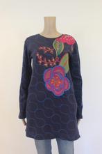 Oilily donkerblauwe bonte trui/tuniek maat XS (maat 34/36), Oilily, Oilily, Blauw, .