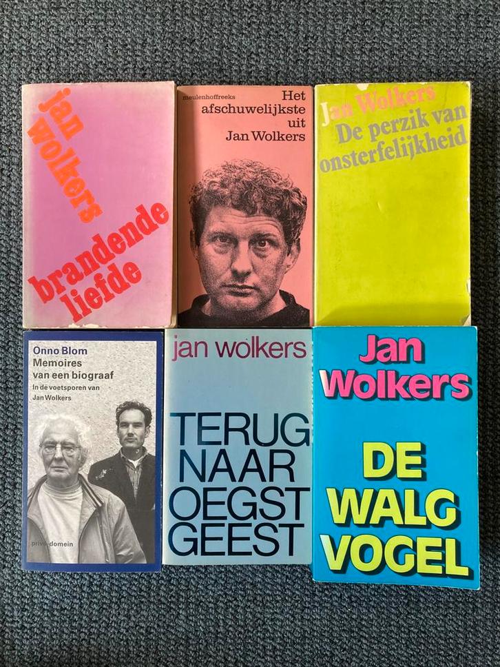 6x Jan wolkers boeken, Boeken, Romans, Zo goed als nieuw, Nederland, Ophalen of Verzenden