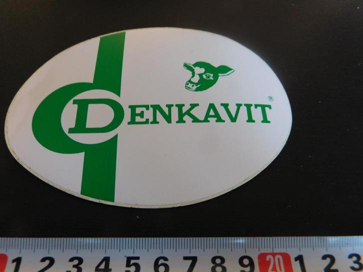 sticker denkavit veevoeder kalf boeren, Verzamelen, Stickers, Zo goed als nieuw, Ophalen