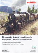 Folder Marklin de legendarische Gotthard lokomotief, Boeken, Ophalen of Verzenden, Zo goed als nieuw, Overige merken