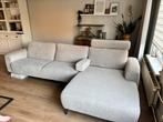 Pronto bank Davanti chaise longue grijs/teddy incl garantie, Huis en Inrichting, Banken | Complete zithoeken, Ophalen, Gebruikt