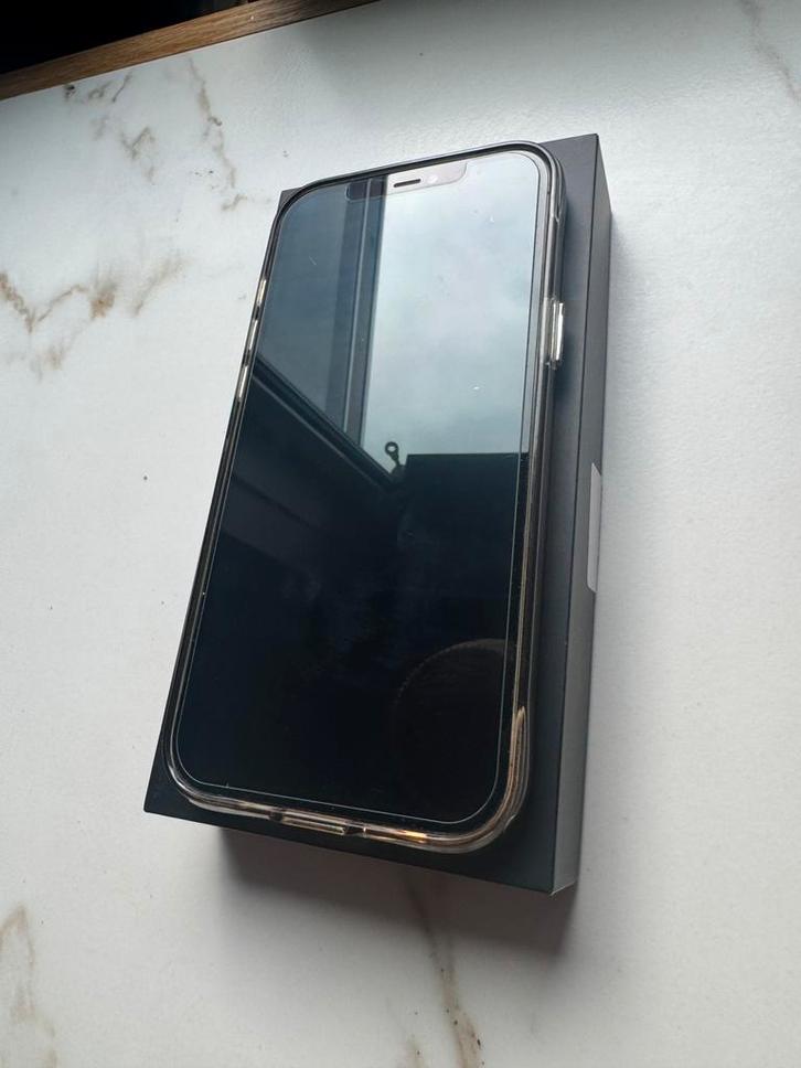 IPhone 12 Pro Max. Pacific blue, Telecommunicatie, Mobiele telefoons | Apple iPhone, Zo goed als nieuw, 128 GB, iPhone 12 Pro Max