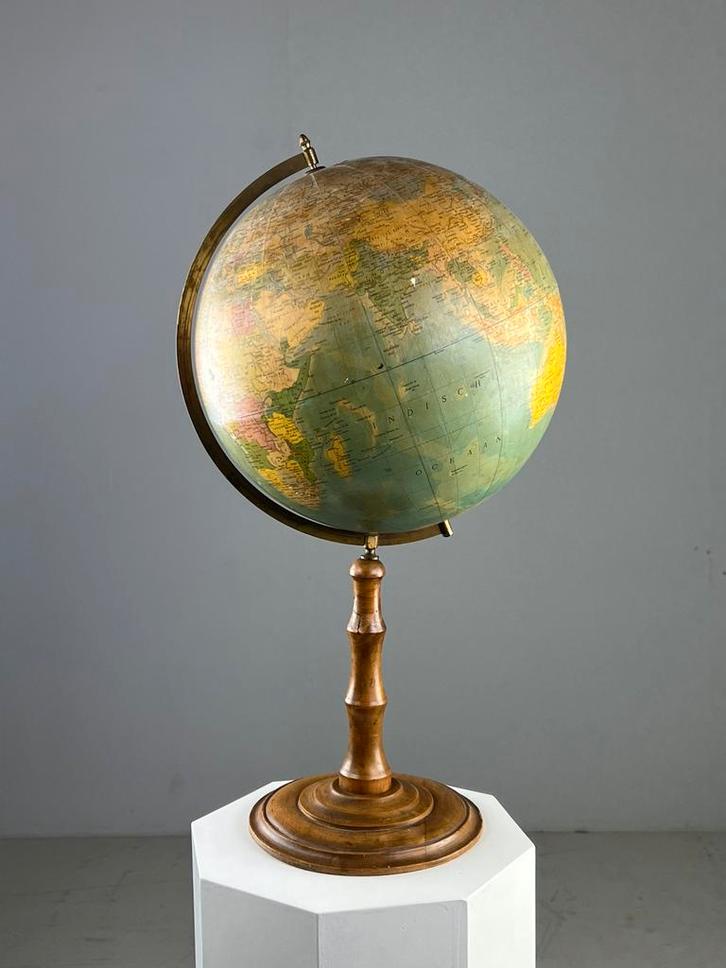 Wereldbol Globe Vintage, Huis en Inrichting, Woonaccessoires | Wereldbollen, Zo goed als nieuw, Ophalen