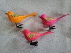 Vogels op knijper (kerst / ornamenten), Diversen, Kerst, Ophalen of Verzenden, Zo goed als nieuw