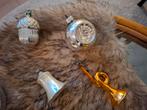Vintage retro oude kerstballen ornamenten kerst, Diversen, Kerst, Ophalen of Verzenden, Gebruikt