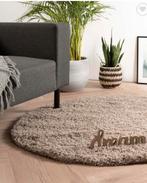 Hoogpolig vloerkleed, Ophalen, Hoogpolig, Beige, Rond