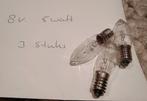 3 Reserve lampjes kerstverlichting 8 volt 5 watt, Diversen, Kerst, Ophalen of Verzenden