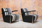 ZGANieuw 2 Leolux Scylla design fauteuils, Huis en Inrichting, Ophalen, Design Rolf benz Harvink Design on stock, Metaal, Leolux