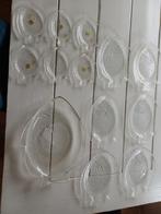 13-delig Glazen Visservies Arcroc in nieuwstaat!, Huis en Inrichting, Keuken | Servies, Glas of Glazen, Nieuw, Ophalen of Verzenden