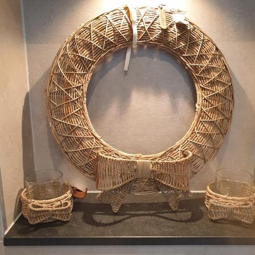 Riviera maison bow wreath set   25%, Huis en Inrichting, Woonaccessoires | Kransen, Nieuw, Ophalen