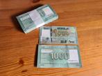 Bundel bankbiljetten Libanon 100x 1000 livres, Setje, Midden-Oosten, Ophalen of Verzenden