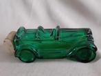 Parfumfles "groene glazen oldtimer" "Maxwell", Ophalen of Verzenden