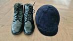Paardrij cap en schoenen kind, Dieren en Toebehoren, Paardrijkleding, Ophalen, Zo goed als nieuw, Cap