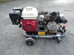 Luchtcompressor Contimac motor Honda, Ophalen of Verzenden, Zo goed als nieuw, Benzinemotor, 1800 rpm of meer