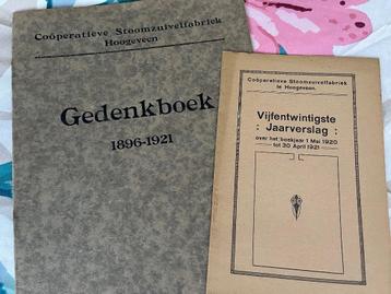 Melkfabriek Drenthe 1896-1921 jubileumboek+jaarverslag beschikbaar voor biedingen