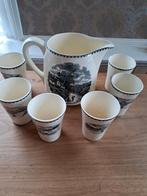 Maastricht aardewerk kan met bijbehorende bekers, Antiek en Kunst, Antiek | Keramiek en Aardewerk, Ophalen of Verzenden