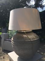 Schemerlamp, Huis en Inrichting, Lampen | Lampenkappen, Ophalen, Gebruikt, Crème, Rond