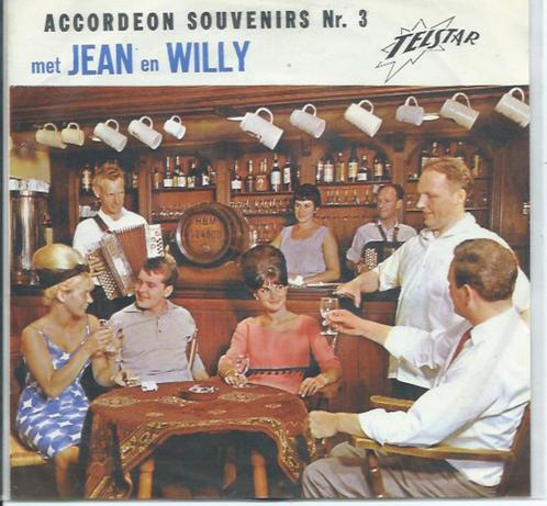 Jean en Willy- Accordeon Souvenirs Nr. 3. Telstar, Cd's en Dvd's, Vinyl | Nederlandstalig, Gebruikt, Levenslied of Smartlap, Overige formaten