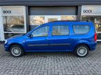 Dacia Logan 1.6 16V MCV 77KW 7 pers LPG Trekhaak, Auto's, Dacia, Stof, Zwart, 4 cilinders, Blauw