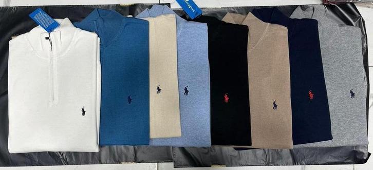 Ralph Lauren Half Zipper Sweater - Trui Diverse Maten, Kleding | Heren, Truien en Vesten, Nieuw, Maat 52/54 (L), Overige kleuren