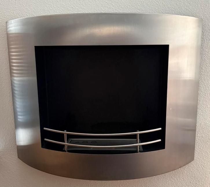 Sfeerhaard Livin flame RVS, Huis en Inrichting, Haarden, Gebruikt, Overige soorten, Ophalen