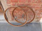 antieke fiets pistewielen houten koerswielen oldtimer racer, Ophalen of Verzenden