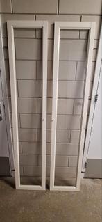 2 Glasdeuren wit voor Billy boekenkast, afm. 40x192cm., Huis en Inrichting, Kasten | Vitrinekasten, Ophalen, 25 tot 50 cm, Glas