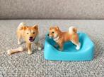 Schleich 2 hondjes, Ophalen of Verzenden, Zo goed als nieuw, Hond of Kat, Beeldje of Figuurtje