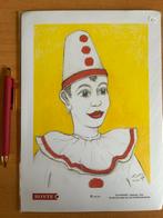 Gesigneerde prent 'De Pierkes' - Schokaert, Ophalen of Verzenden