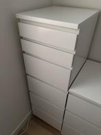 Ikea Malm ladekast - 6 lades - met spiegel(klep) - wit, Huis en Inrichting, Kasten | Ladekasten, Ophalen, Minder dan 50 cm, 5 laden of meer