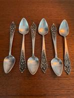 Zes zilveren koffie/theelepels, Ophalen of Verzenden