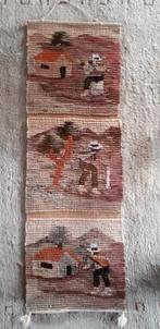 Prachtig handgeweven wandkleed 100% wol Peru, Ophalen of Verzenden, Gebruikt