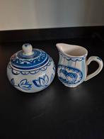 Blond Amsterdam Delfst Blond Melk/suiker set, Huis en Inrichting, Keuken | Servies, Ophalen of Verzenden, Zo goed als nieuw, Blond Amsterdam