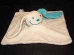 FUNNIES KONIJN KNUFFELDOEK BADSTOF WIT MET BLAUW OOR, Kinderen en Baby's, Speelgoed | Knuffels en Pluche, Verzenden, Nieuw, Overige typen