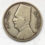 Egypte 10 Piasters 1923 zilver, Postzegels en Munten, Ophalen of Verzenden, Egypte, Zilver