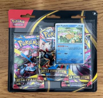 Pokemon TCG: Mega Evolution - 3 Booster Blister - Psyduck beschikbaar voor biedingen
