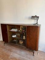 Vintage highboard wandmeubel, Ophalen of Verzenden, Gebruikt, 25 tot 50 cm, Vintage