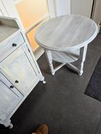 Ronde bijzettafel, Huis en Inrichting, Tafels | Bijzettafels, Ophalen of Verzenden, Rechthoekig, Minder dan 55 cm